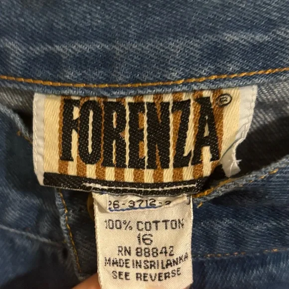 Vintage Forenza High Waisted Mom Shorts Size 16 - Picture 6 of 6